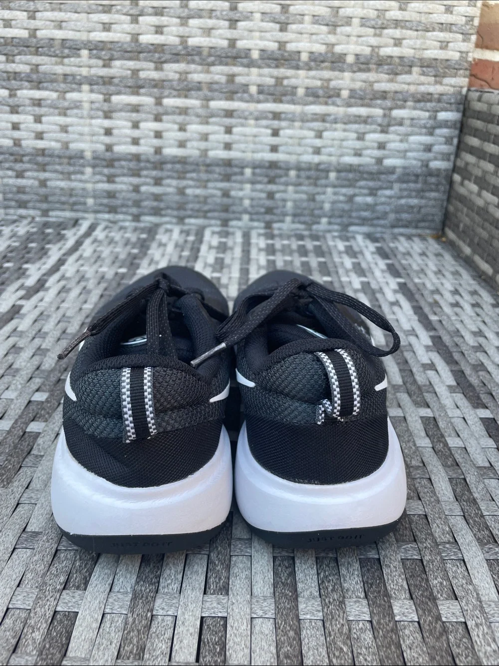 Nike Black and White Running Shoes